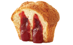Muffin fruits rouges