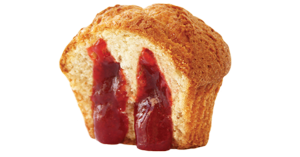 Muffin fruits rouges