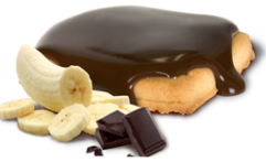 Tortina goût chocolat banane